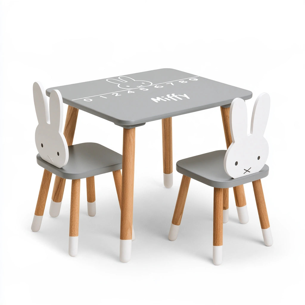 Kinderstuhl, Farbe: grau